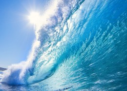 波涛汹涌动人心魄的海浪图片