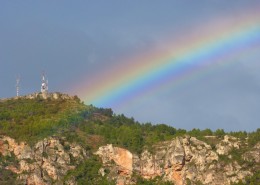 七色的彩虹图片