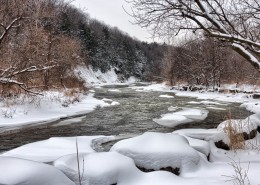 厚厚的积雪图片