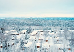 白雪皑皑的冬季图片