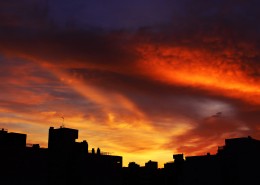 黄昏时天空美景图片