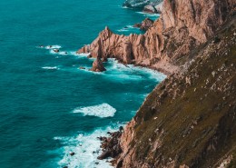 海岸线的美丽景色图片