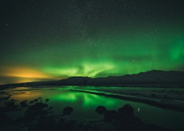 唯美星空 美丽的极光图片