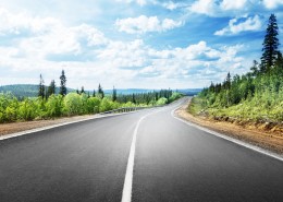 公路唯美风景图片