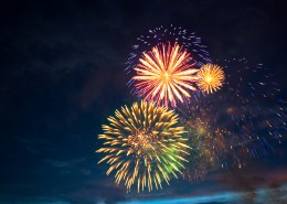 夜空灿烂的烟花图片大全