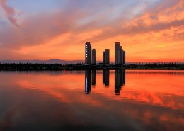 醉美夕阳红图片