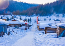 黑龙江雪乡自然风景图片