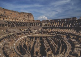 罗马斗兽场的内部风景图片大全