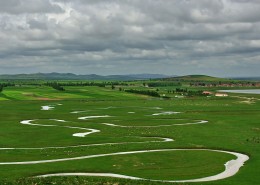 河北沽源坝上草原闪电河自然风景图片