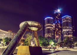 美国密歇根州城市风景图片