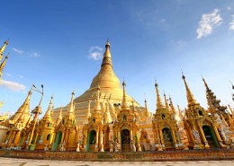 缅甸瑞光大金塔建筑风景图片