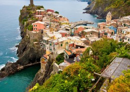 意大利五渔村小镇风景图片