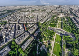 法俯瞰国巴黎城市风景图片