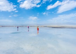 青海茶卡盐湖自然风景图片