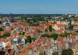 欧洲历史文化名城格但斯克城市风景图片