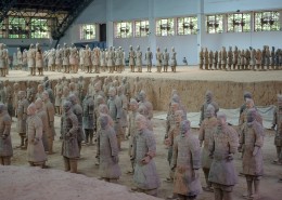 陕西西安秦始皇陵兵马俑风景图片大全