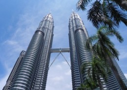 马来西亚吉隆坡石油双塔图片