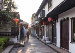 古风浓郁的浙江西塘古镇风景图片