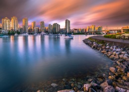 加拿大温哥华福尔斯溪港湾风景图片