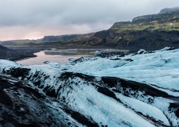 冰岛瓦特纳冰川风景图片