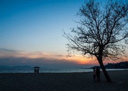 山东青岛海滨冬日风景图片