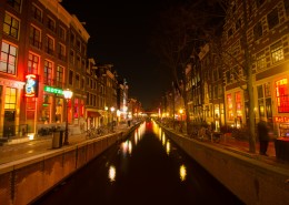 荷兰阿姆斯特丹夜景图片