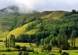 土耳其绿色山脉风景图片