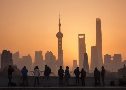 上海魔都的日出风景图片大全