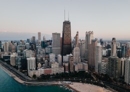 美国芝加哥城市风景图片