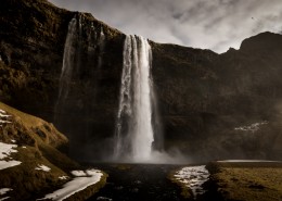 冰岛共和国塞里雅兰瀑布图片