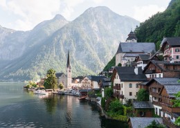 奥地利哈尔施塔特镇图片