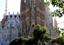 西班牙巴塞罗那圣家族大教堂图片