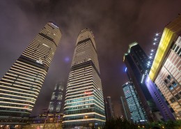 上海繁华夜景图片