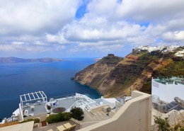 圣托里尼岛风景图片