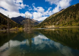 四川达古冰山风景图片