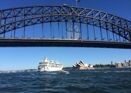 澳大利亚悉尼单孔大桥风景图片