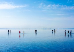 青海茶卡盐湖风景图片