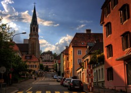 瑞士拉绍德封风景图片