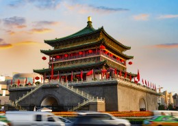 西安古镇风景图片