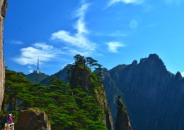 安徽黄山秋日风景图片