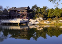 山西太原晋祠风景图片