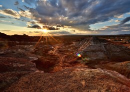 新疆五彩城日落风景图片大全