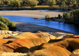 新疆五彩滩风景图片