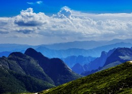 西安秦岭光头山风景图片大全