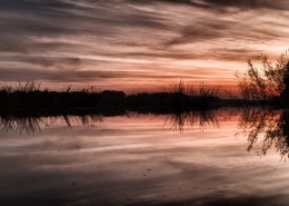 德国多瑙河日落风景图片