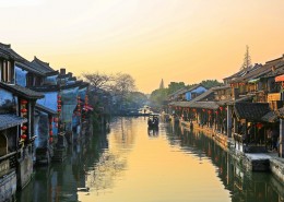 浙江西塘古镇风景图片