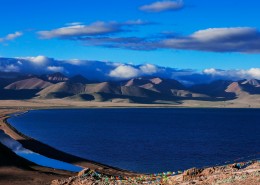 清晨的纳木错风景图片
