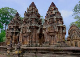 柬埔寨女王宫风景图片