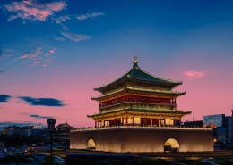 西安钟鼓楼图片