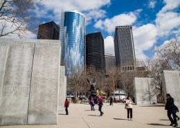 美国纽约亚利桑那纪念馆建筑风景图片